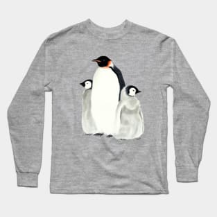 Emperor penguins Long Sleeve T-Shirt